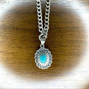 Vintage/Antique Hallmarked Silver Chain & Pendant